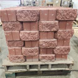 Phoenix Location Pavestone 4 in. x 11.75 in. x 6.75 in. River Red Concrete Retaining Wall Block 144 Brick Pallet