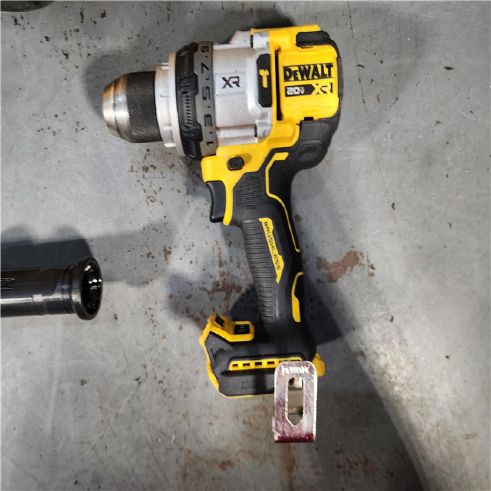 HOUSTON LOCATION - AS-IS DEWALT 20V XR Lithium-Ion Cordless Hammer Drill Kit with 8.0 Ah Battery, Charger (NO KIT BAG)