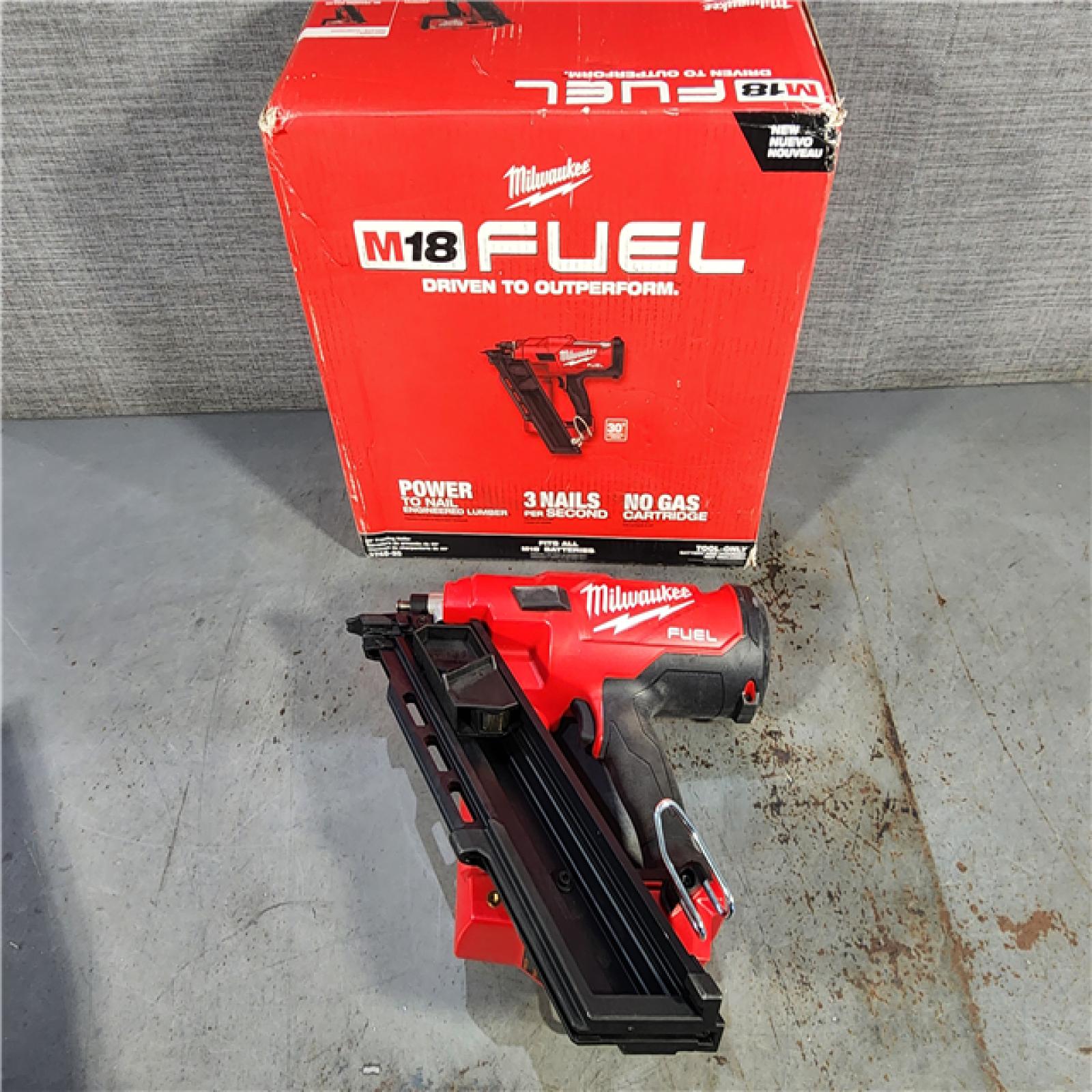 HOUSTON LOCATION - AS-IS M18 FUEL 3-1/2 in. 18-Volt 30-Degree Lithium-Ion Brushless Cordless Framing Nailer (Tool-Only)