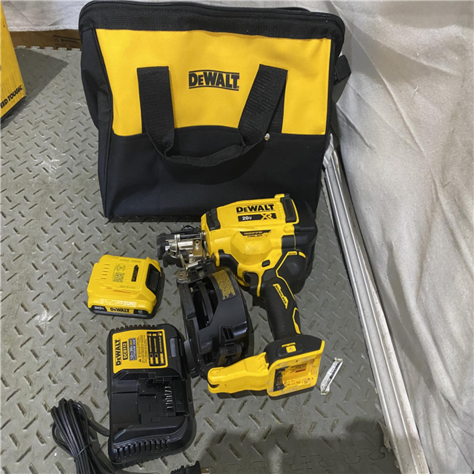 Houston location AS-IS DEWALT Stanley  Black & Decker 2007898 Roofing Nailer Cordless