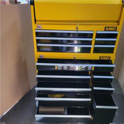 CALIFORNIA AS-IS DEWALT 52 WIDE 6-DRAWER TOOL CHEST AND 52 WIDE 8-DRAWER ROLLING TOOL CABINET