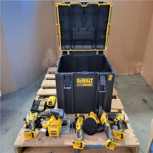 CALIFORNIA NEW DEWALT BRUSHLESS 6-TOOL COMBO KIT WITH TOUGHSYSTEM 2.0 (2 BATTERIES AND CHARGER INCLUDED)