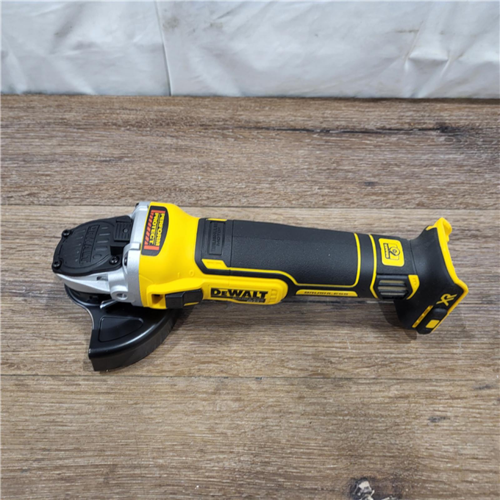 AS-IS DeWalt DCG405B 20V Max XR 4.5-Inch Slide Switch Small Angle Grinder (Tool Only)