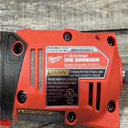 AS-IS Milwaukee M12 FUEL Brushless Cordless Straight Die Grinder (Tool-Only)