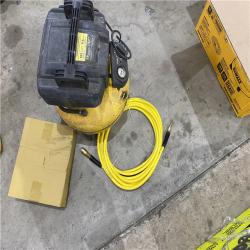 Houston location AS-IS  DEWALT 6 Gal. 18-Gauge Brad Nailer and Heavy-Duty Pancake Electric Air Compressor Combo Kit