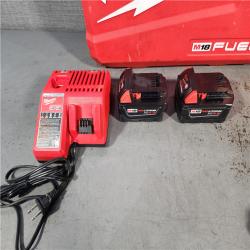 HOUSTON LOCATION - AS-IS Milwaukee M18 FUEL 18V Lithium-Ion Brushless Cordless Hammer Drill and Impact Driver Combo Kit (2-Tool) with 2 Batteries