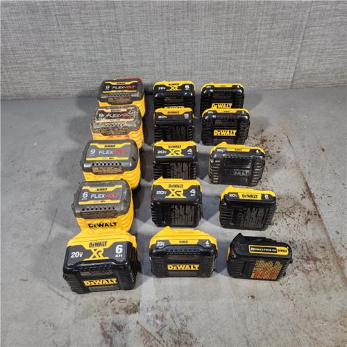 HOUSTON LOCATION - AS-IS DEWALT BATTERY PACK QTY - 15