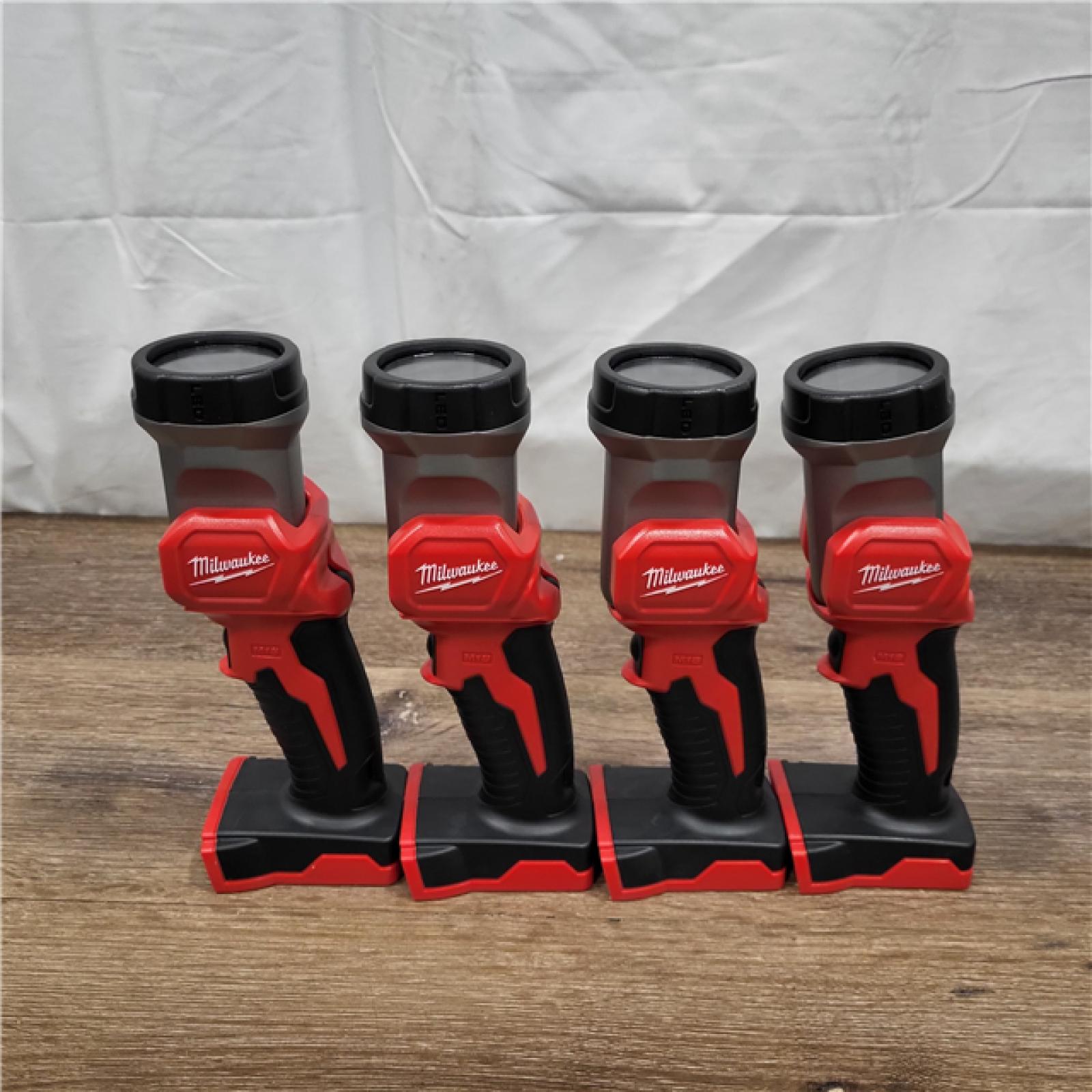 NEW! Milwaukee M18 18-Volt Lithium-Ion Cordless 160 Lumens LED Flashlight (Tool-Only) ( LOTE FOR 4)