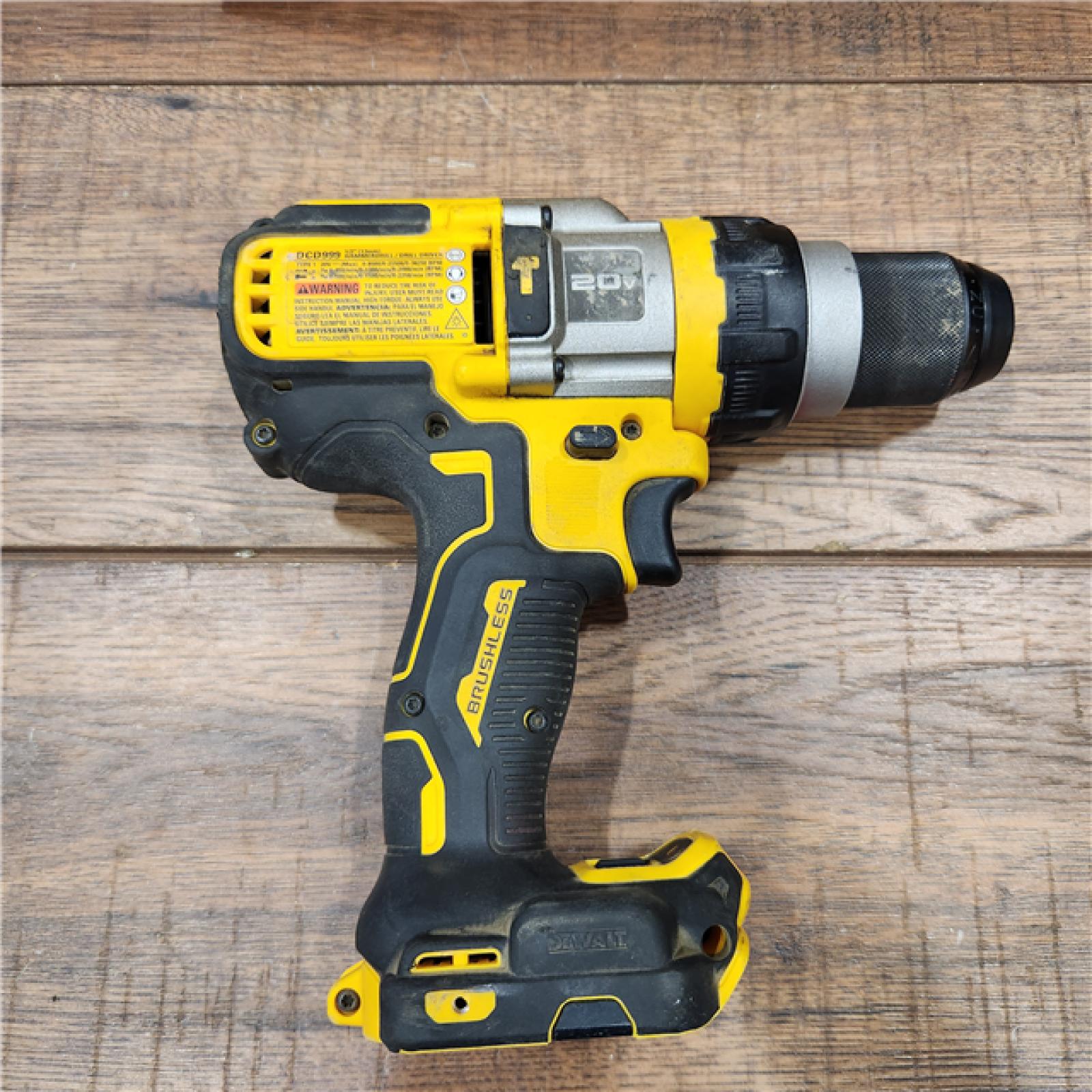 AS-IS DEWALT 20V XR Lithium-Ion Cordless Hammer Drill Kit with 8.0 Ah Battery, Charger and Kit Bag