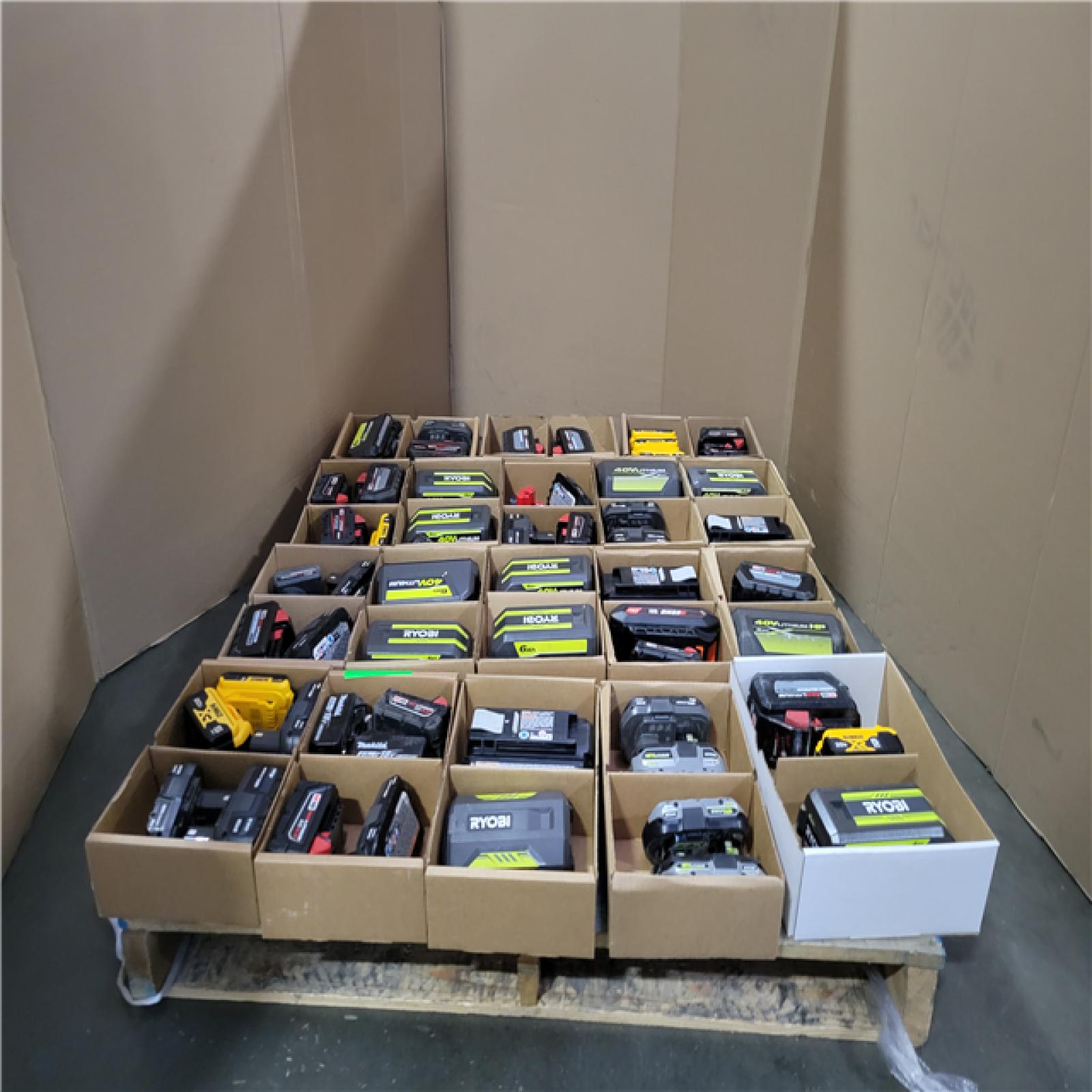 CALIFORNIA AS-IS BATTERY PALLET