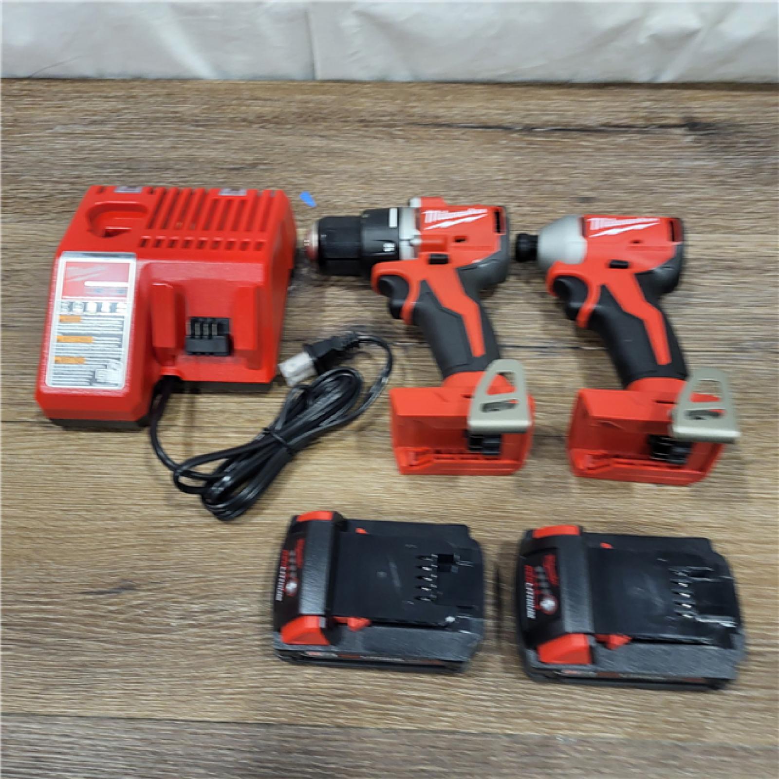 AS-IS Milwaukee M18 Compact Brushless 2-Tool Combo Kit