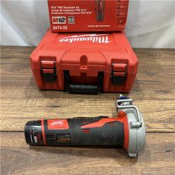 AS IS M12 12-Volt Lithium-Ion Cordless PEX Expansion Tool Kit with (2) 1.5 Ah Batteries, (3) Expansion Heads and Hard Case