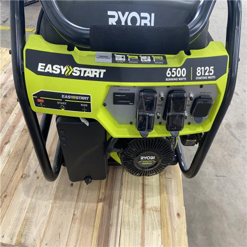 Houston Location - AS-IS Ryobi Easy Start 6,500 Running Watts 8,125 Starting Watts Generator