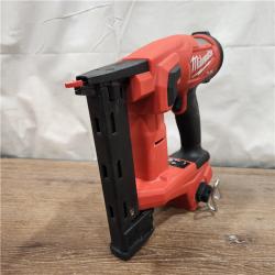 AS-IS M18 FUEL 18-Volt Lithium-Ion Brushless Cordless 18-Gauge 1/4 in. Narrow Crown Stapler (Tool-Only)