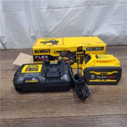 AS-IS FLEXVOLT 20V/60V MAX Lithium-Ion 6.0Ah Battery Pack with 6 Amp Output Charger