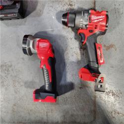 HOUSTON LOCATION - AS-IS (APPEARS LIKE NEW) M18 18-Volt Lithium-Ion Brushless Cordless FUEL Combo Kit (3-Tool) with 2-Batteries, 1-Charger, and Tool Bag