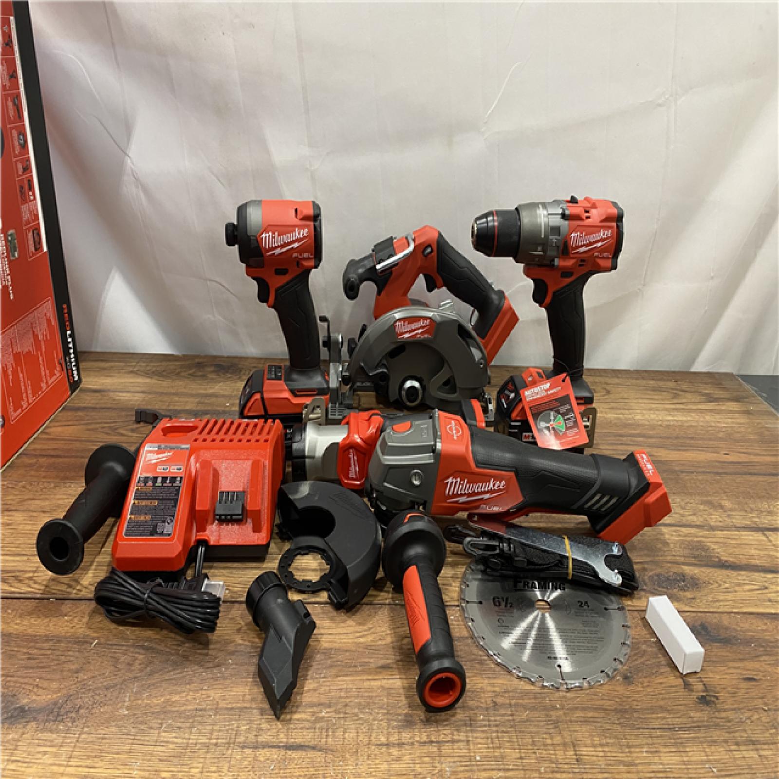 AS IS Milwaukee  M18 FUEL 5-TOOL COMBO KIT