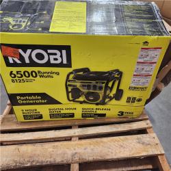 Dallas Location - As-Is RYOBI 6,500-Watt Gasoline Powered Portable Generator