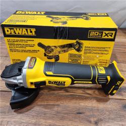 AS-IS DeWalt DCG405B 20V Max XR 4.5-Inch Slide Switch Small Angle Grinder (Tool Only)