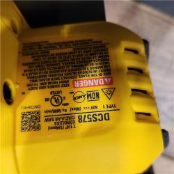 AS-IS DeWALT Flexvolt Max 7-1/4  60V Brushless Circular Saw DCS578B (Bare Tool)