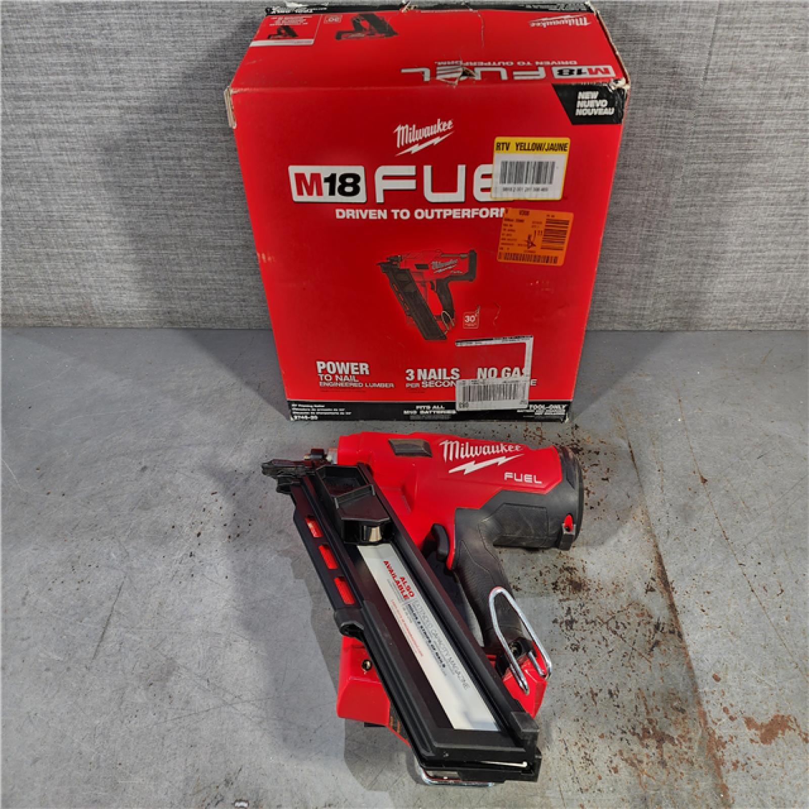 HOUSTON LOCATION - AS-IS M18 FUEL 3-1/2 in. 18-Volt 30-Degree Lithium-Ion Brushless Cordless Framing Nailer (Tool-Only)