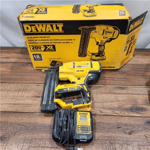 AS-IS DEWALT 20V MAX XR 18 Gauge Brad Nailer Kit