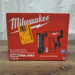 AS-IS Milwaukee 2540-20 12V 23 Gauge Cordless Pin Nailer (Tool Only)