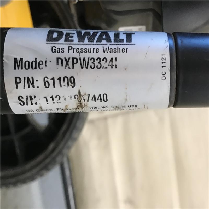 DeWalt 3300 PSI 2.4 GPM Gas Cold Water Pressure Washer