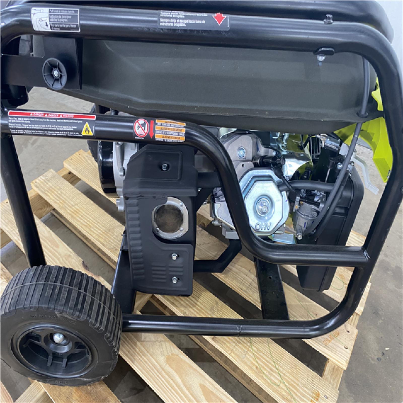 Houston Location - AS-IS Ryobi Easy Start 6,500 Running Watts 8,125 Starting Watts Generator