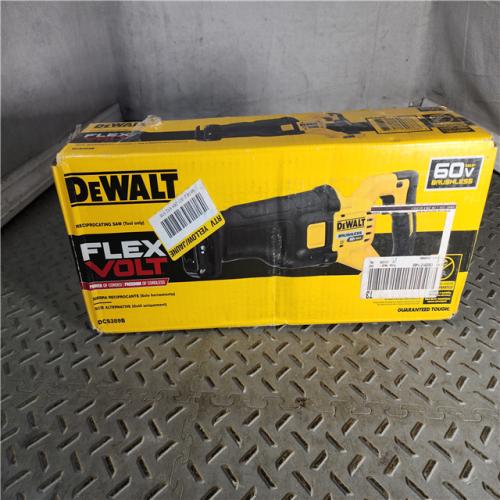 HOUSTON LOCATION - AS-IS DeWalt DCS389B FLEXVOLT 60V MAX Cordless Brushless Reciprocating Saw (Tool-Only)