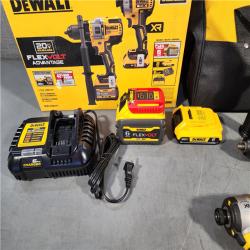 HOUSTON LOCATION - AS-IS (APPEARS LIKE NEW) 20V MAX Cordless Brushless Hammer Drill/Driver 2 Tool Combo Kit with FLEXVOLT ADVANTAGE