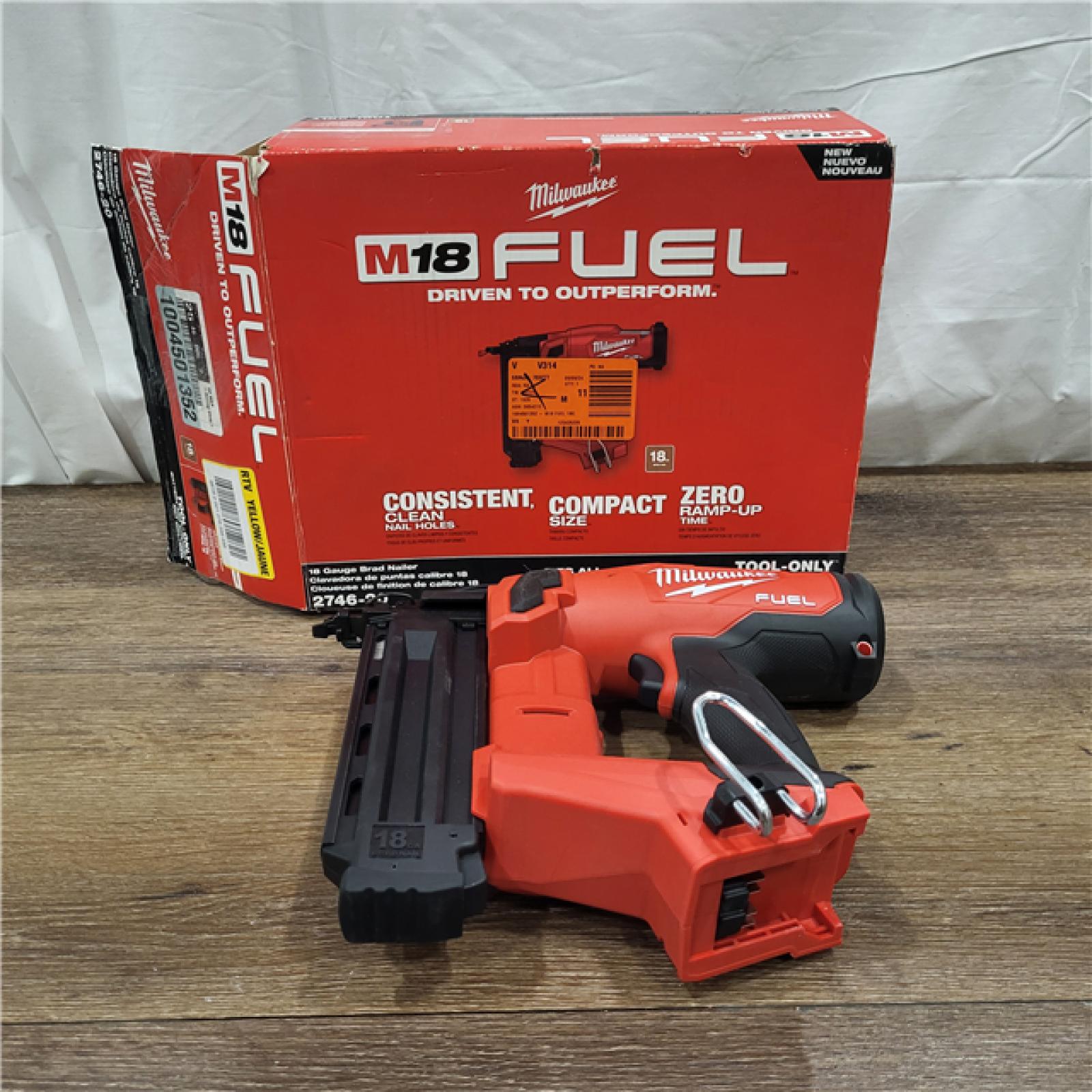 AS-IS Milwaukee M18 Fuel 18V Brushless 18-Gauge Brad Nailer 2746-20 (Bare Tool)