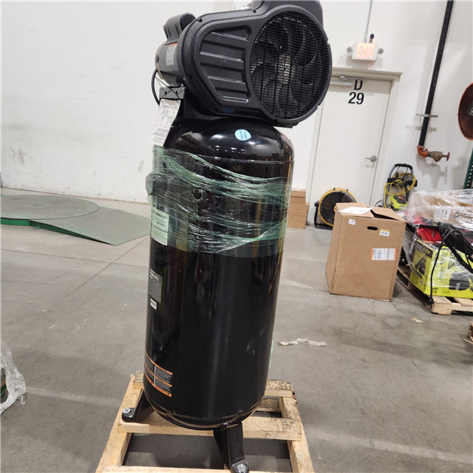 Dallas Location - As-Is Husky C603H Stationary Electric Air Compressor