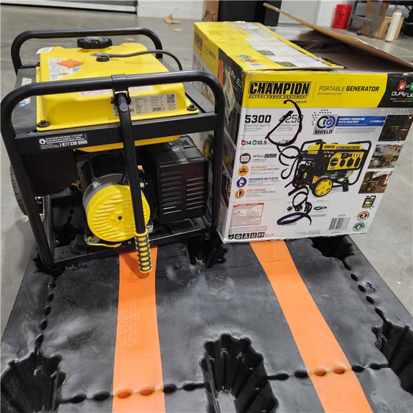 Dallas Location - As-Is Champion Power Equipment 5300/4250-Watt Gasoline Portable Generator(Lot Of 2)