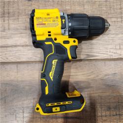 AS-IS ATOMIC 20-Volt Lithium-Ion Cordless 1/2 in. Compact Hammer Drill with 3.0Ah Battery, Charger and Bag