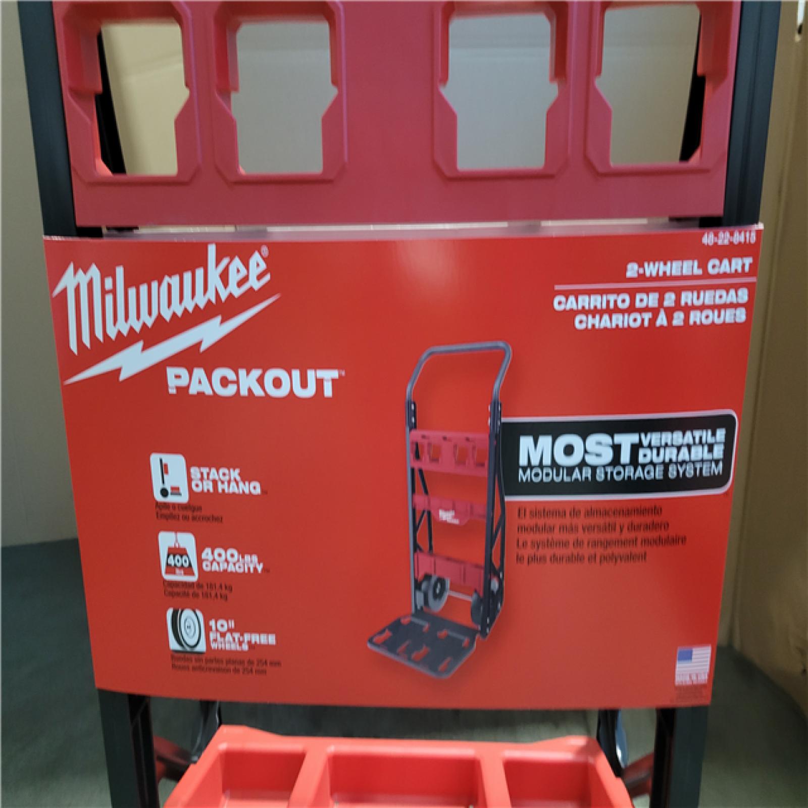 CALIFORNIA NEW MILWAUKEE PACKOUT 2-WHEEL CART