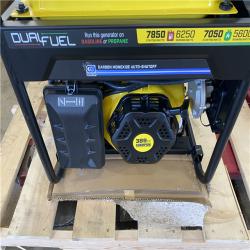 Houston Location AS-IS - Champion Dual Fuel 7,850 Starting Watts 6,250 Running Watts Generator