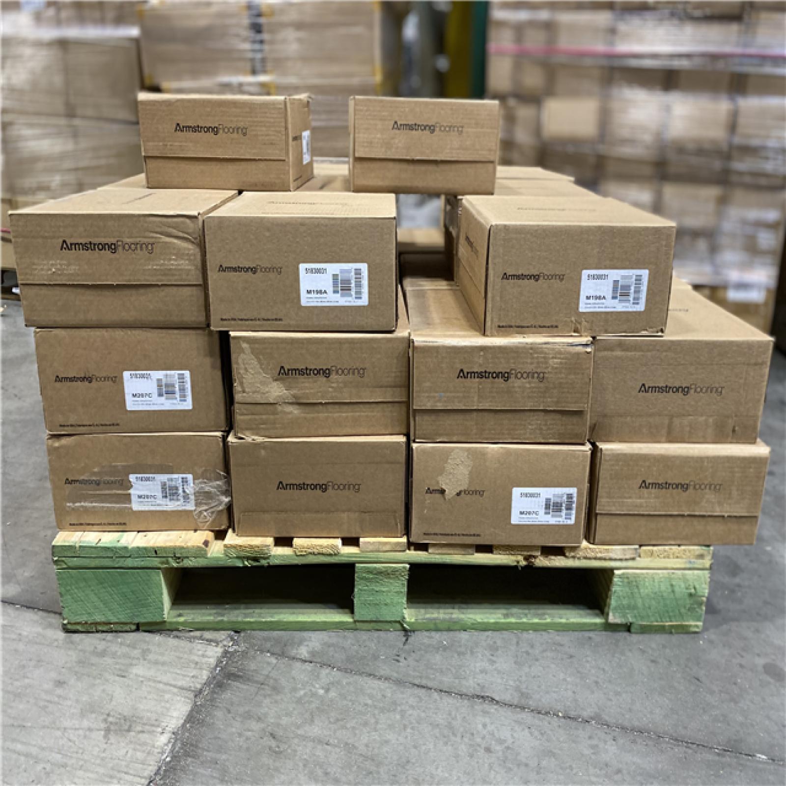 DALLAS LOCATION - Armstrong Flooring Imperial Texture VCT 12 in. x 12 in. Cottage Tan Standard Excelon Commercial Vinyl Tile (45 sq. ft. / case)   PALLET   ( 35 ) UNITS