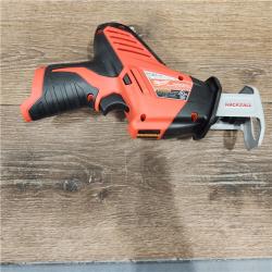 AS-IS Milwaukee 2420-21 - M12 Fuel Hackzall 1/2  12V 1.5Ah Cordless Straight Handle Reciprocating Saw Kit