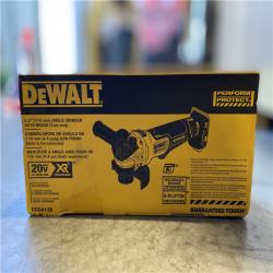 NEW! - DEWALT 20V MAX XR Cordless Brushless 4.5 in. Paddle Switch Small Angle Grinder with Kickback Brake (Tool Only)