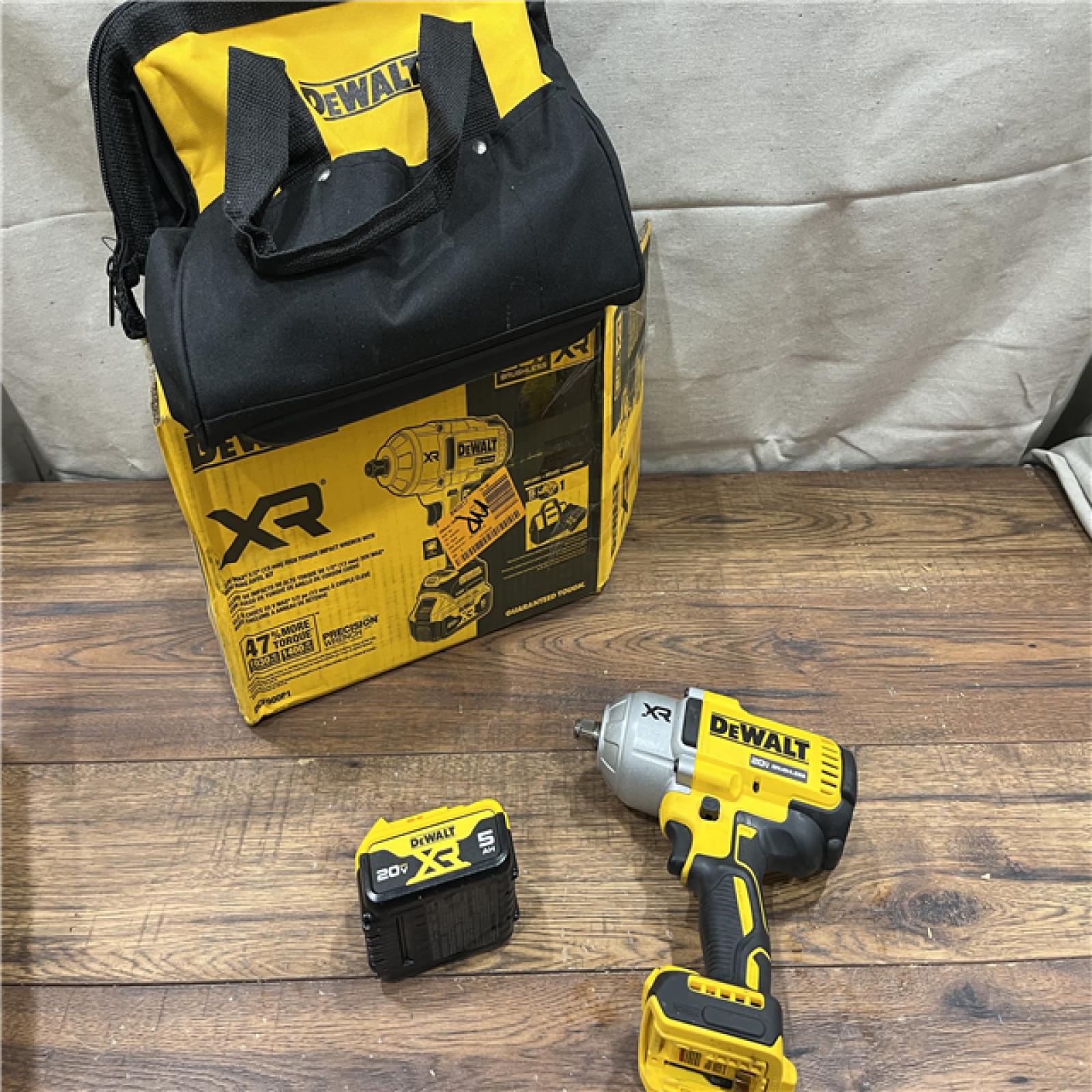 AS-IS DEWALT 20V MAX* XR 1/2  High Torque Impact Wrench with Hog Ring Anvil