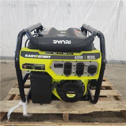 Houston Location - AS-IS Ryobi 6,500-Watt Gasoline Powered Portable Generator