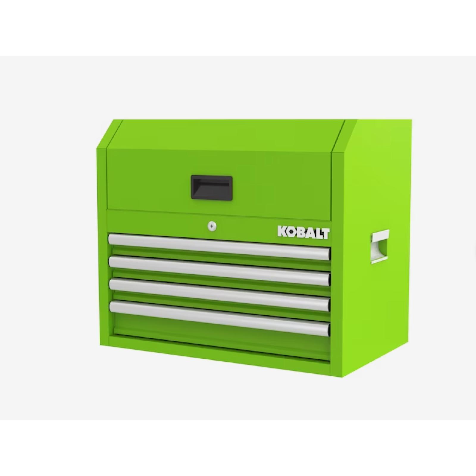 DALLAS LOCATION - Kobalt 26-in W x 22-in H 4-Drawer Steel Tool Chest (Green) PALLET - (9 UNITS)