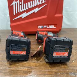 AS-IS Milwaukee M18 FUEL 18V Lithium-Ion Brushless Cordless Hammer Drill and Impact Driver Combo Kit (2-Tool) with 2 Batteries