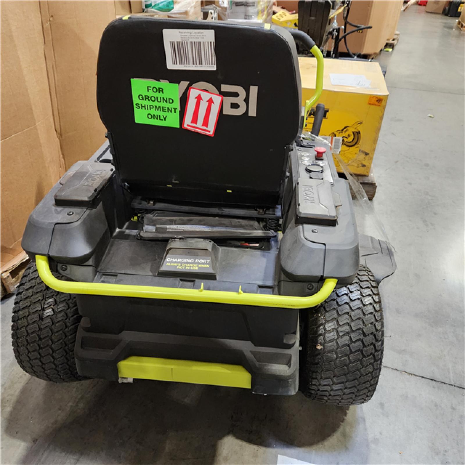 Dallas Location - As-Is 42 100 AH Zero Turn Electric Riding Lawn Mower