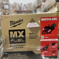 NEW! - Milwaukee MX FUEL Lithium-Ion Cordless 14 in. Cut Off Saw Kit with (2) Batteries and Charger