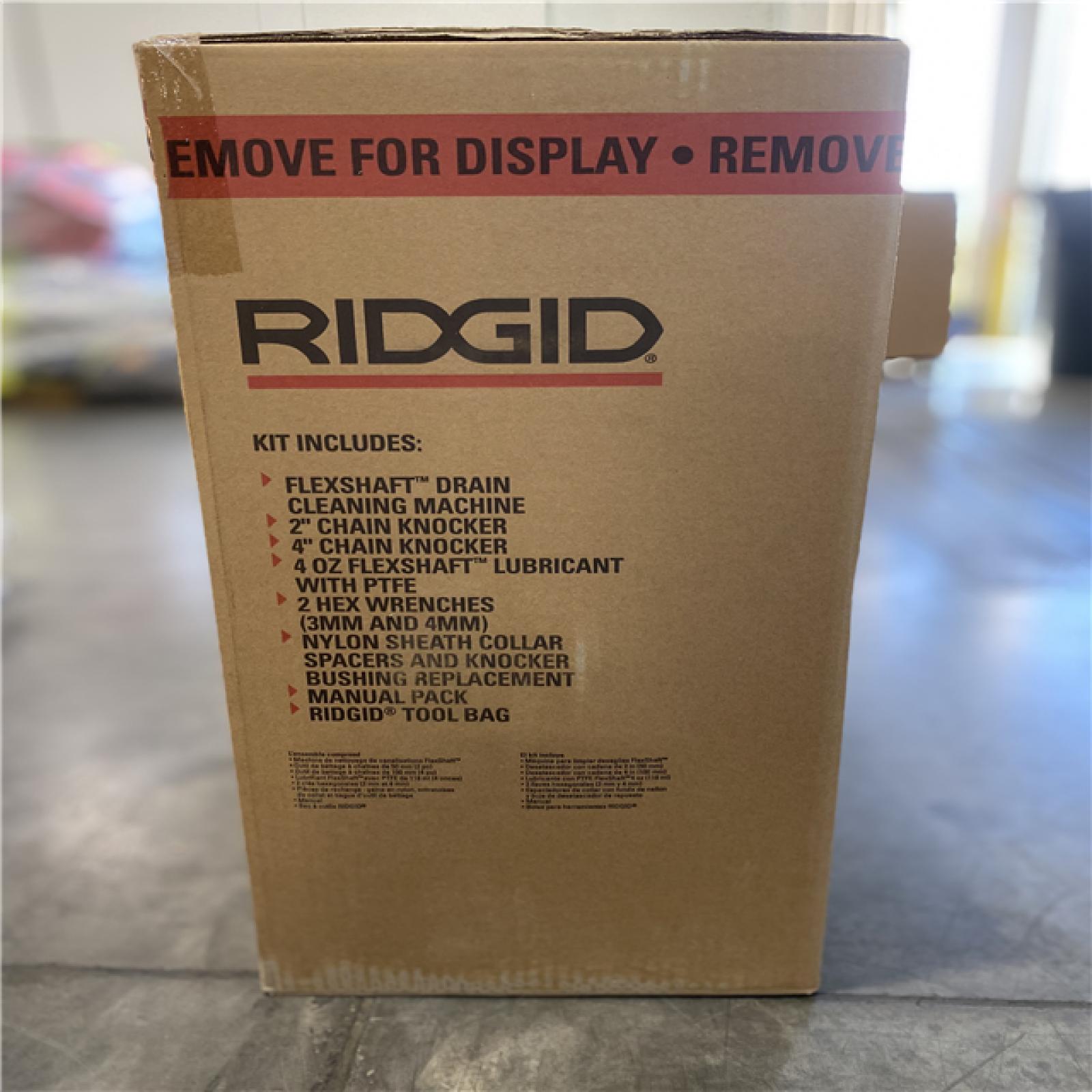 NEW! - Ridgid K9-204+ FlexShaft Machine for 2-4 In. (50-100 mm) Pipes