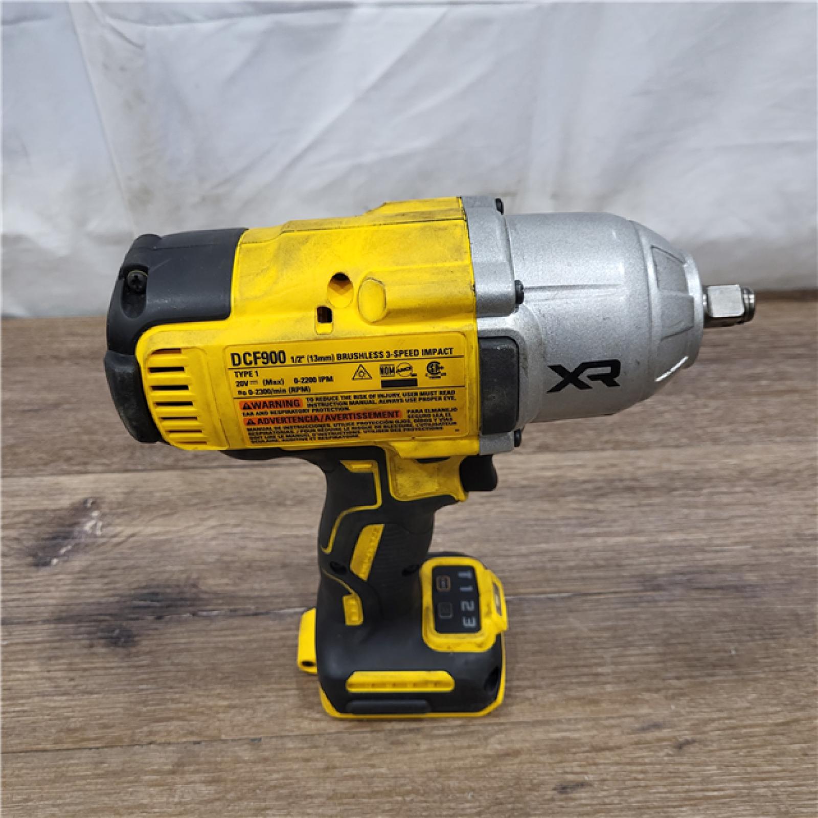 AS-IS DEWALT 20V MAX* XR 1/2  High Torque Impact Wrench with Hog Ring Anvil