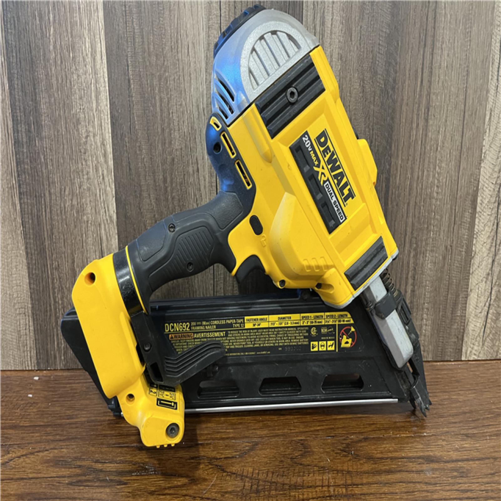 AS-IS DEWALT Cordless Brushless 2-Speed 30 Degree Framing Nailer (Tool-Only)