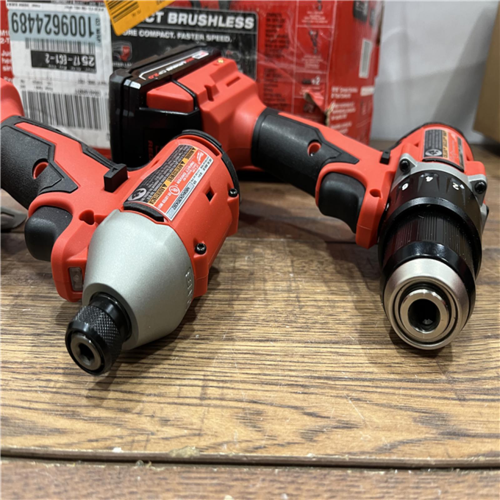 AS-IS Milwaukee M18 Compact Brushless 2-Tool Combo Kit